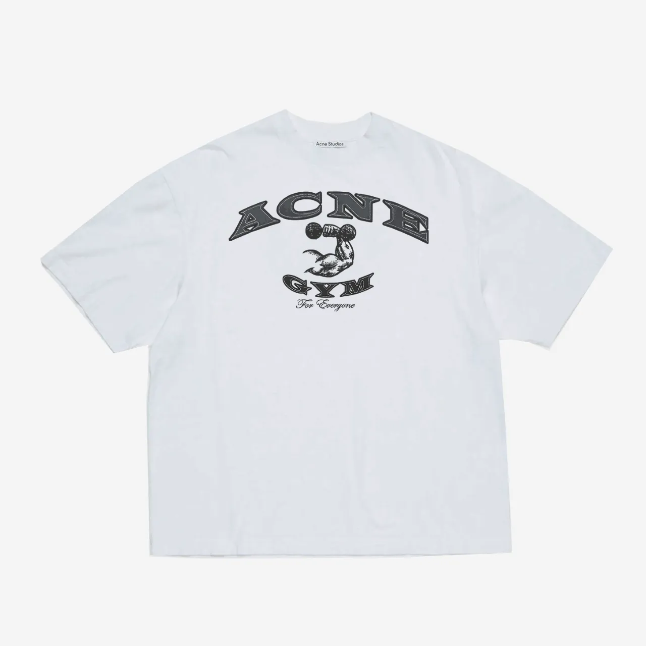 Acne Studios T G Breathable White Black Size XS S M L (16)